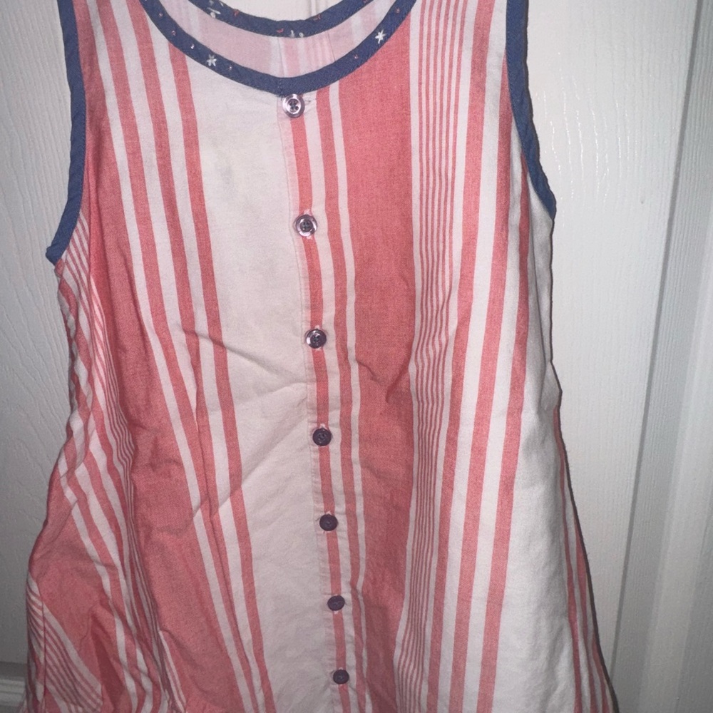 Well Dressed Wolf Striped Sleeveless Button-Down Set